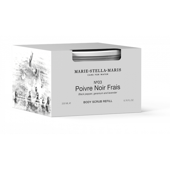 Marie-Stella-Maris Poivre Noir Frais Refill Bodyscrub 200ml