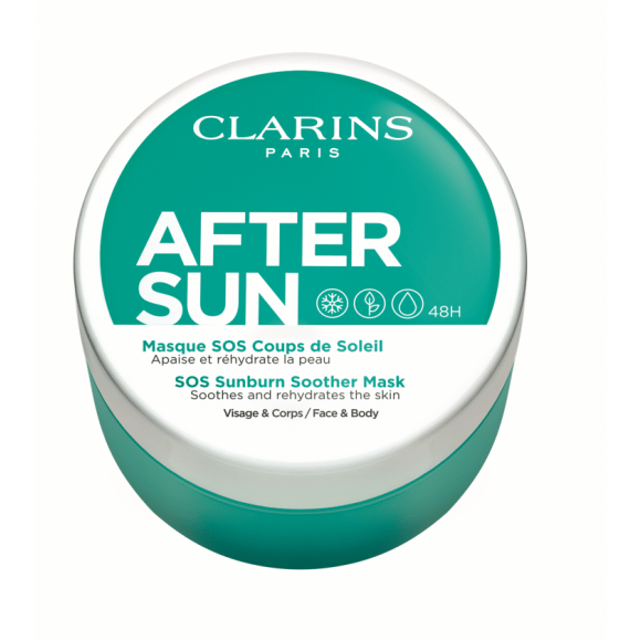 Clarins After Sun Care SOS Sunburn Soother Mask Aftersun masker 100ml | SPF |