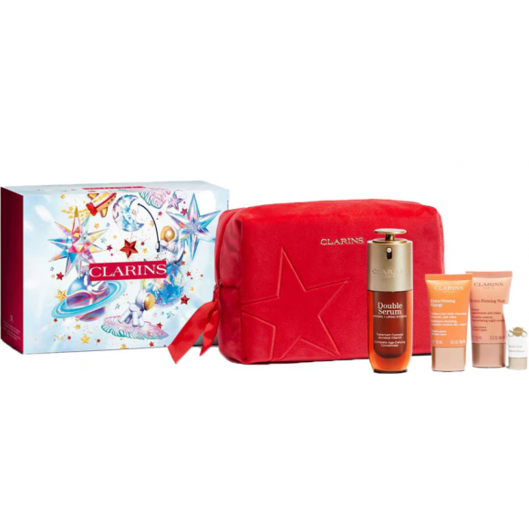 Clarins Double Serum | 50 ml + 15 ml + 15 ml + 5 ml | Gezichtsserum 4st