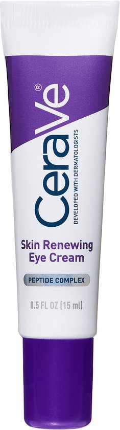 CeraVe Skin Renewing OogcrÃ¨me - Geschikt voor een gevoelige huid - Met Peptide Complex - Met 3 EssentiÃ«le Ceramiden - 15ml