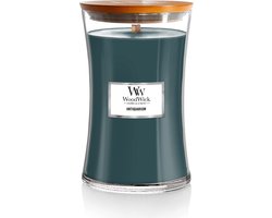Woodwick Hourglass Large Geurkaars - Antiquarium - 130 Branduren