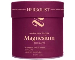 Herbolist Nacht & Beauty - Magnesium Poeder - Chai Latte - 75 Gram