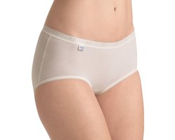 Dames Basic Midi slip - Heup slip - katoenen dames onderbroek - 50 - Creme
