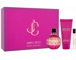 Jimmy Choo Rose Passion Gift Set - Eau De Parfum 100 ml + Body Lotion 100 ml + Minispray 7.5 ml