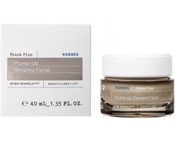 Korres Black Pine Plump-Up Sleeping Facial verstevigende nachtcrÃ¨me-masker 40ml