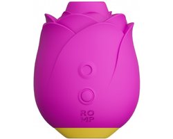 Romp Suction - Clitorisvibrator - Roze - In De Vorm Van Een Roos