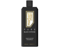 Marbert Man Pure Black Intense Douchegel - 400Ml - Haar & Lichaam