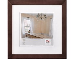 Walther Peppers - Houten Lijst - Fotoformaat 15X15 Cm - Walnoot