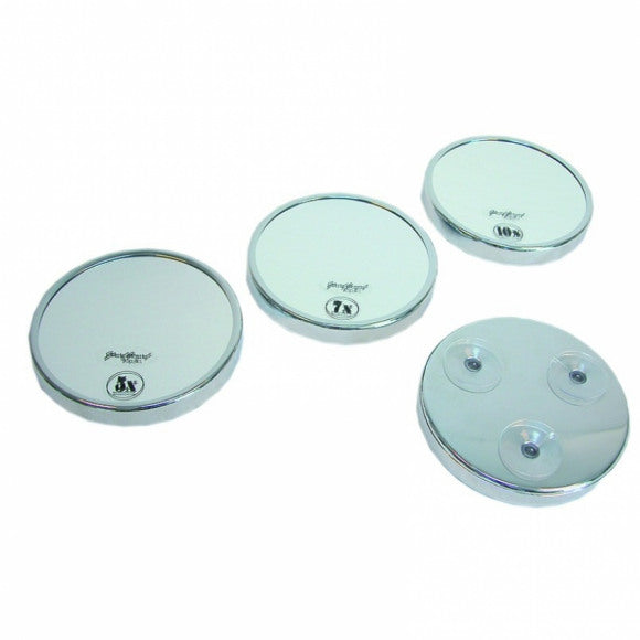 Gerard Brinard Wandspiegel Zuignap Zilver Spiegel 7x vergroting (Ø16cm)