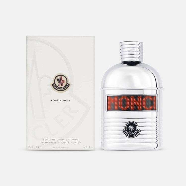 Moncler - Pour Homme Eau de parfum spray - Navulbare flacon met LED - 150 ml