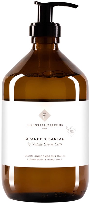 Essential Parfums - Orange X Santal Liquid Hand & Body Soap 500 ml - Handzeep