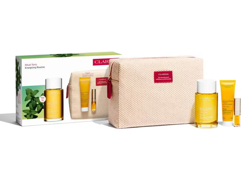 Clarins Energizing Routine Verstevigende verzorgingsset met essentiële oliën
