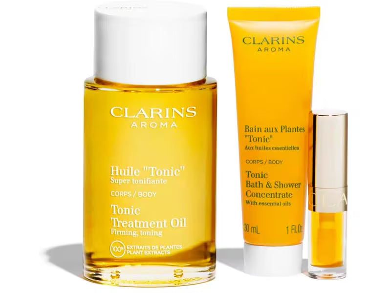 Clarins Energizing Routine Verstevigende verzorgingsset met essentiële oliën