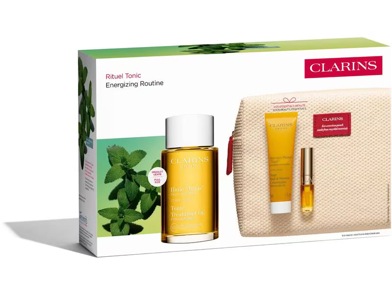 Clarins Energizing Routine Verstevigende verzorgingsset met essentiële oliën