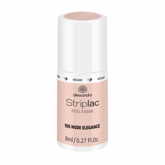 Alessandro Striplac Peel or Soak 8ml Nagellak Nude Elegance 105