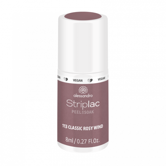 Alessandro Striplac Peel or Soak | 113 - Classic Rosy Wind | Nagellak 8ml