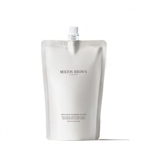 DELICIOUS RHUBARB & ROSE FINE LIQUID HAND WASH REFILL 400ML