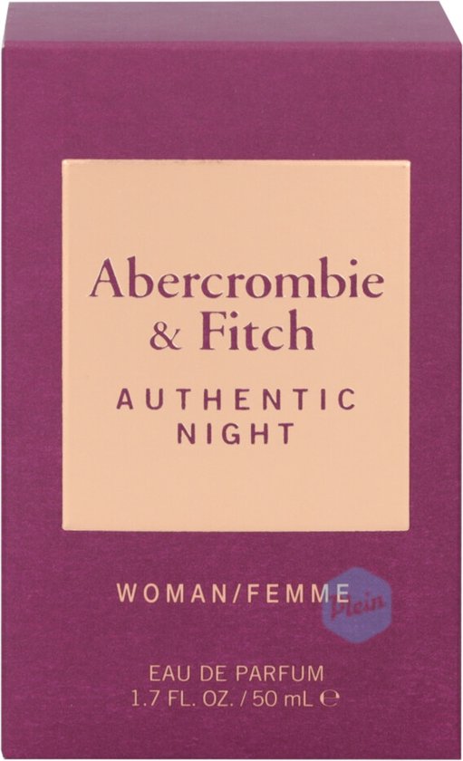 Abercrombie & Fitch Authentic Women Night Eau de Parfum Spray 50 ml