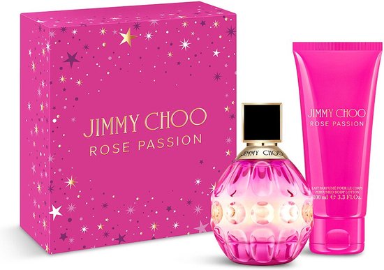 Jimmy Choo Rose Passion Set - Eau De Parfum 60 ml + Body Lotion 100 ml