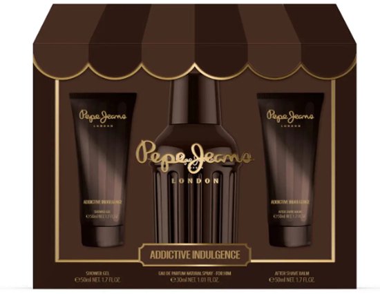 Pepe Jeans Addictive Indulgence For Him Eau De Parfum | 50 ml + 30 ml + 50 ml | Set 3 St