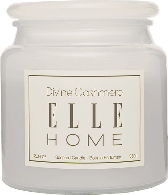Elle Home - Divine Cashmere - Geurkaars 350 Gram