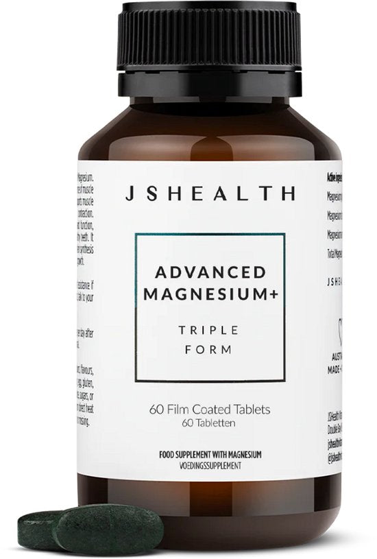 Js Health - Advanced Magnesium+ Triple Form - 60 Coated Tablets