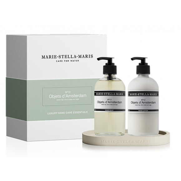 Marie-Stella-Maris No.12 Objets d’Amsterdam Luxury Hand Care Essentials | 250 ml + 250 ml + Plateau | Set 2st
