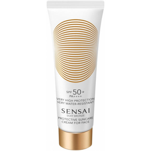 Sensai Silky Bronze Protective Suncare Cream for Face Zonnecrème 50ml | SPF 50 |