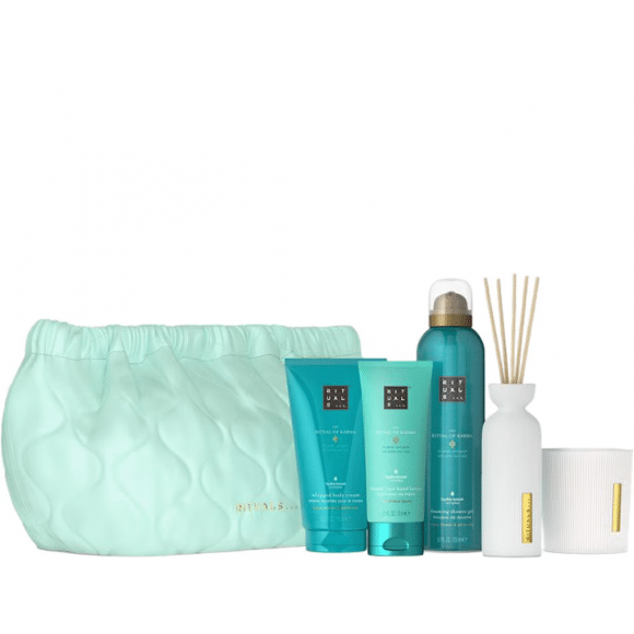 Rituals The Ritual of Karma Large Gift Set 2025 | 140 gr + 150 ml + 70 ml + 200 ml + 70 ml + Toilettas | Set 5st