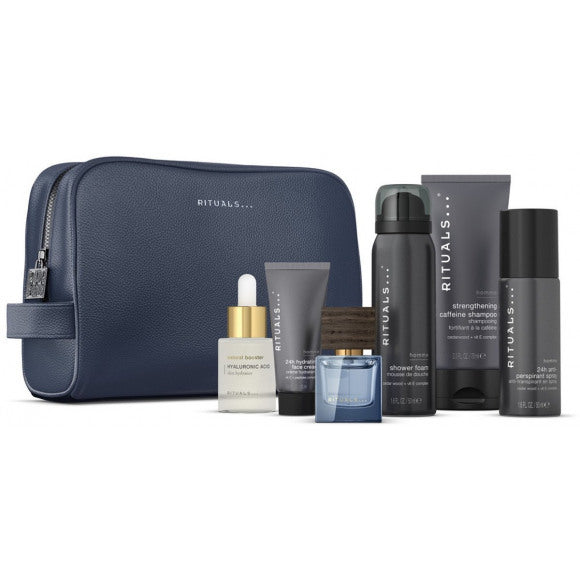 Rituals Homme Large Gift Set | 50 ml + 50 ml + 20 ml + 70 + Toilettas | Set 7st