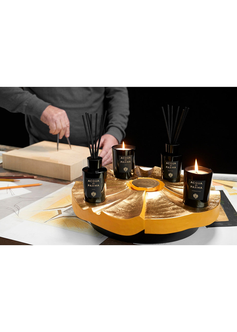 Acqua di Parma Signatures Of The Sun Osmanthus Candle 200 gram