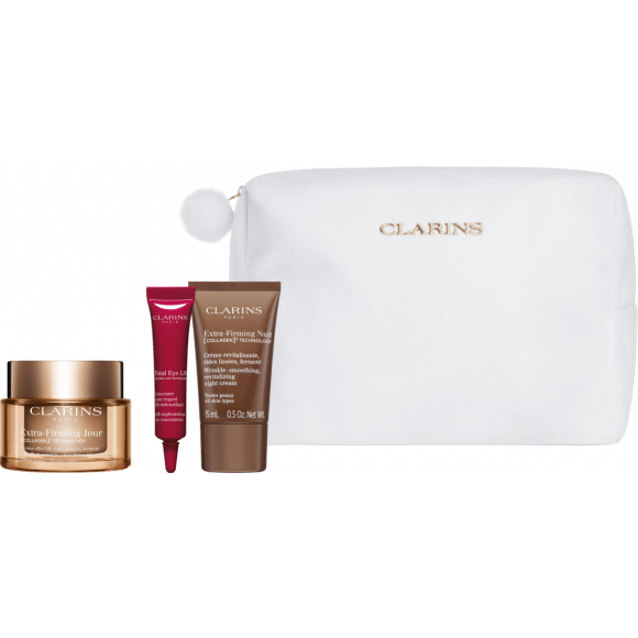 Clarins Extra-Firming | 50 ml + 7 ml + 15 ml + 0,9 ml + Tasje | Set 4st