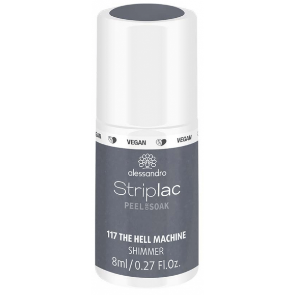 Alessandro Striplac Peel or Soak | 117 - The Hell Machine | Nagellak 8ml