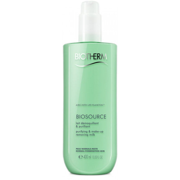 Biotherm Biosource Purifying & Make-up Removing Milk Reinigingsmelk 400ml