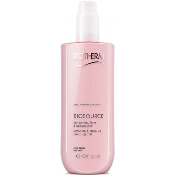 Biotherm Biosource Softening & Make-up Removing Milk Reinigingsmelk 400ml