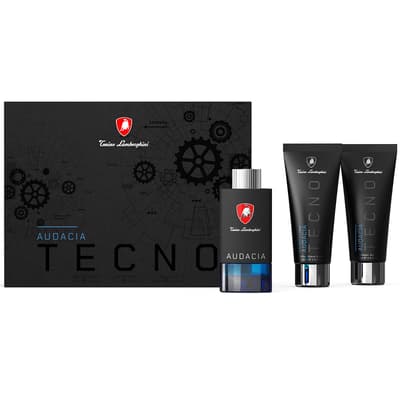 Tonino Lamborghini - Tecno Audacia - Geschenkset Eau De Toilette 100 ml - After Shave Balm 100 ml - Shower Gel 100 ml
