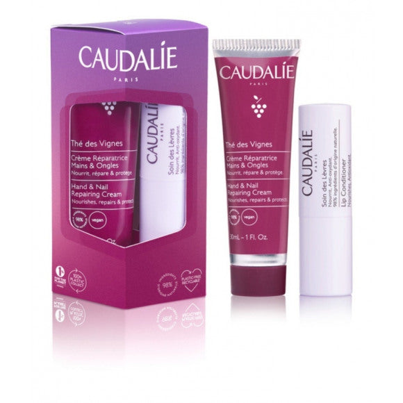 Caudalie Thé des Vignes Lip & Hand Duo | 30 ml + 4.5 gr | Set 2st