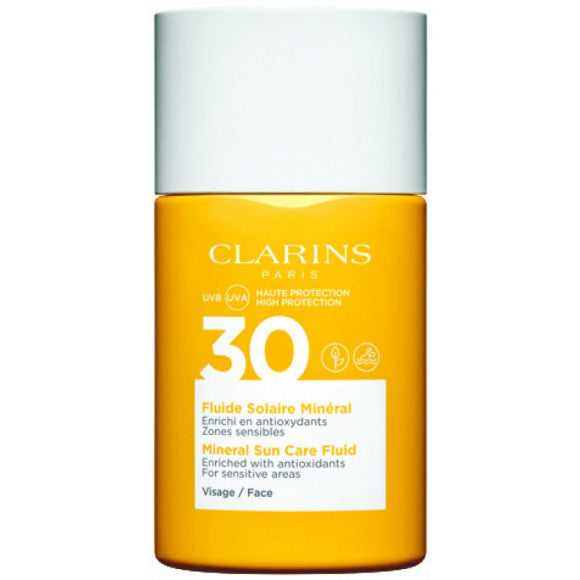 Clarins Mineral Sun Care Fluid Face SPF 30 Zonnefluïde 30ml