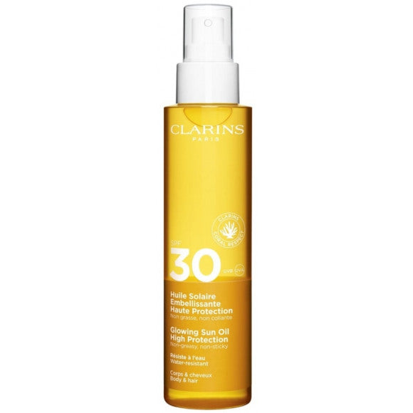 Clarins Sun Care Glowing Sun Oil High Protection Zonneolie 150ml 1639 | SPF 30