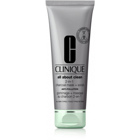 Clinique All About Clean 2-in-1 Charcoal Mask + Scrub Masker 100ml