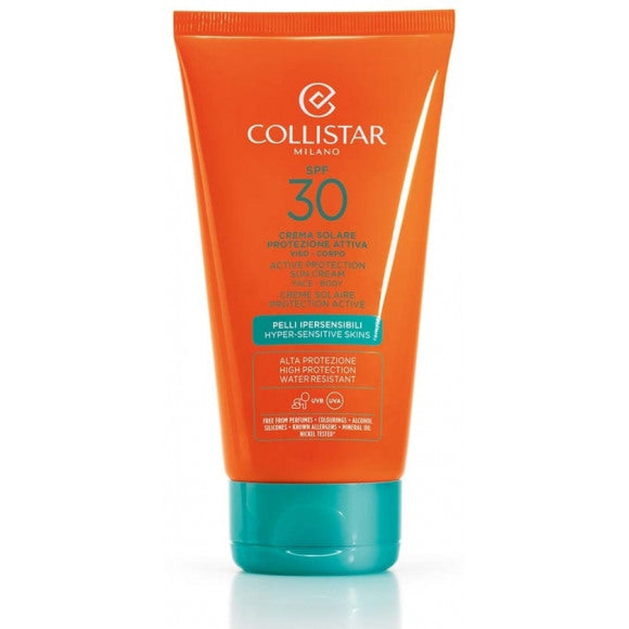 Collistar Active Protection Sun Cream SPF 30 Zonnecreme 150ml