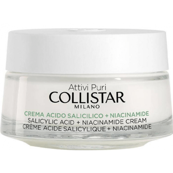 Collistar Attivi Puri Salicylic Acid + Niacinamide Gezichtscrème 50ml