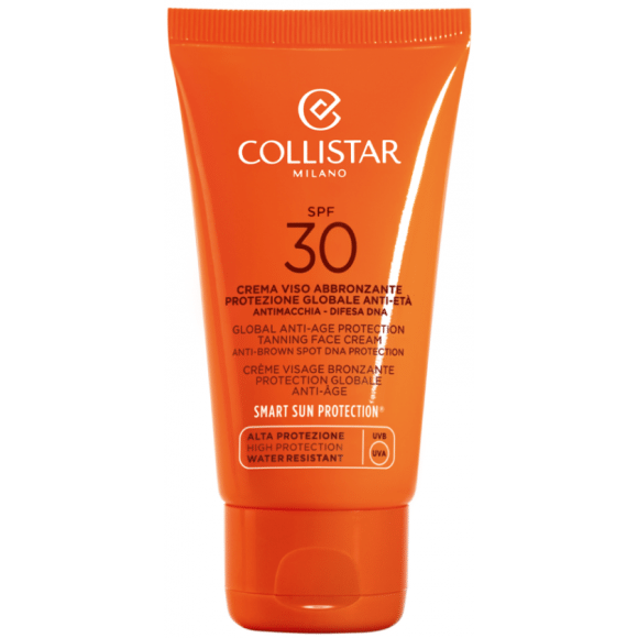 Collistar Global Anti-Age Protection Tanning Facecream SPF 30 Zonnecreme 50ml