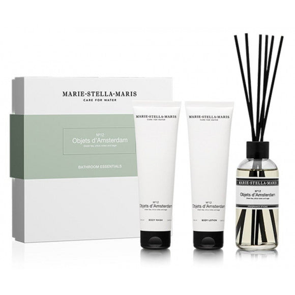 Marie-Stella-Maris No.12 Objets d’Amsterdam Bathroom Essentials | 100 ml + 100 ml + 100 ml | Set 3st