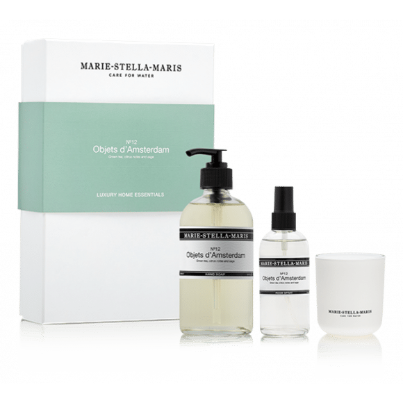 Marie-Stella-Maris No.12 Objets d’Amsterdam Luxury Home Essentials | 250 ml + 100 ml + 100 gr | Set 3st
