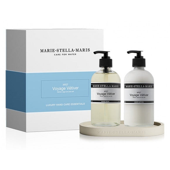 Marie-Stella-Maris No.7 Voyage Vetiver Luxury Hand Care Essentials | 250 ml + 250 ml | Set 2st