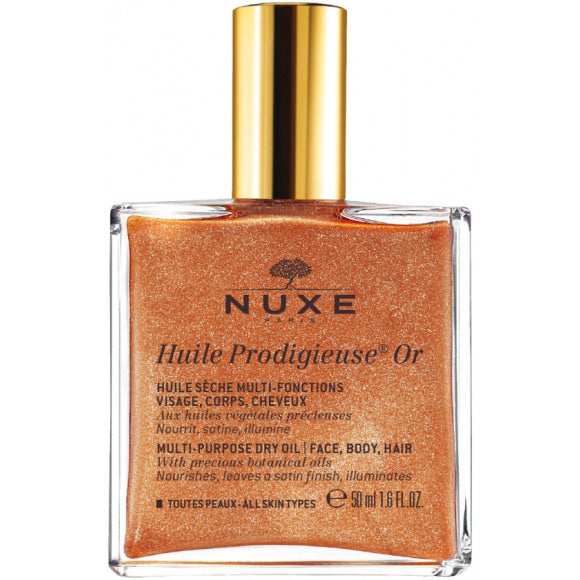 Nuxe Huile Prodigieuse® Or Multi-Purpose Dry Oil Face, Body, Hair Body Oil 50ml