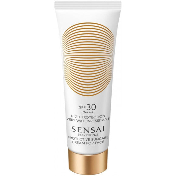 Sensai Silky Bronze Protective Suncare Cream for Face Zonnecrème 50ml | SPF 30 |