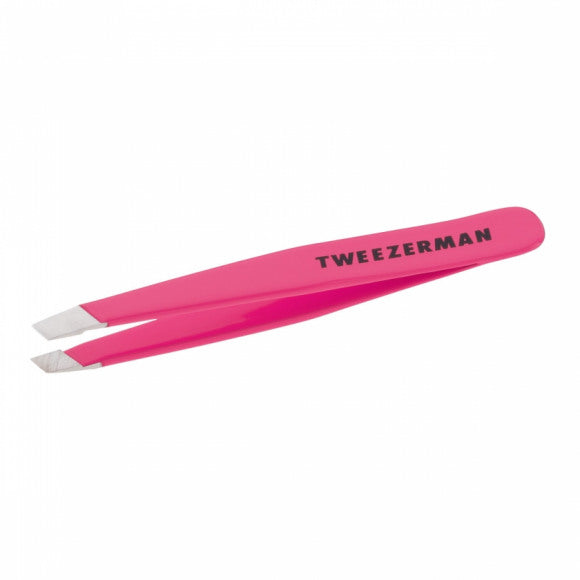 Tweezerman Mini Slant Tweezer | Neon Pink | Pincet 1st
