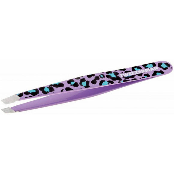 Tweezerman Slant Tweezer 1st Pincet Leopard Leopard